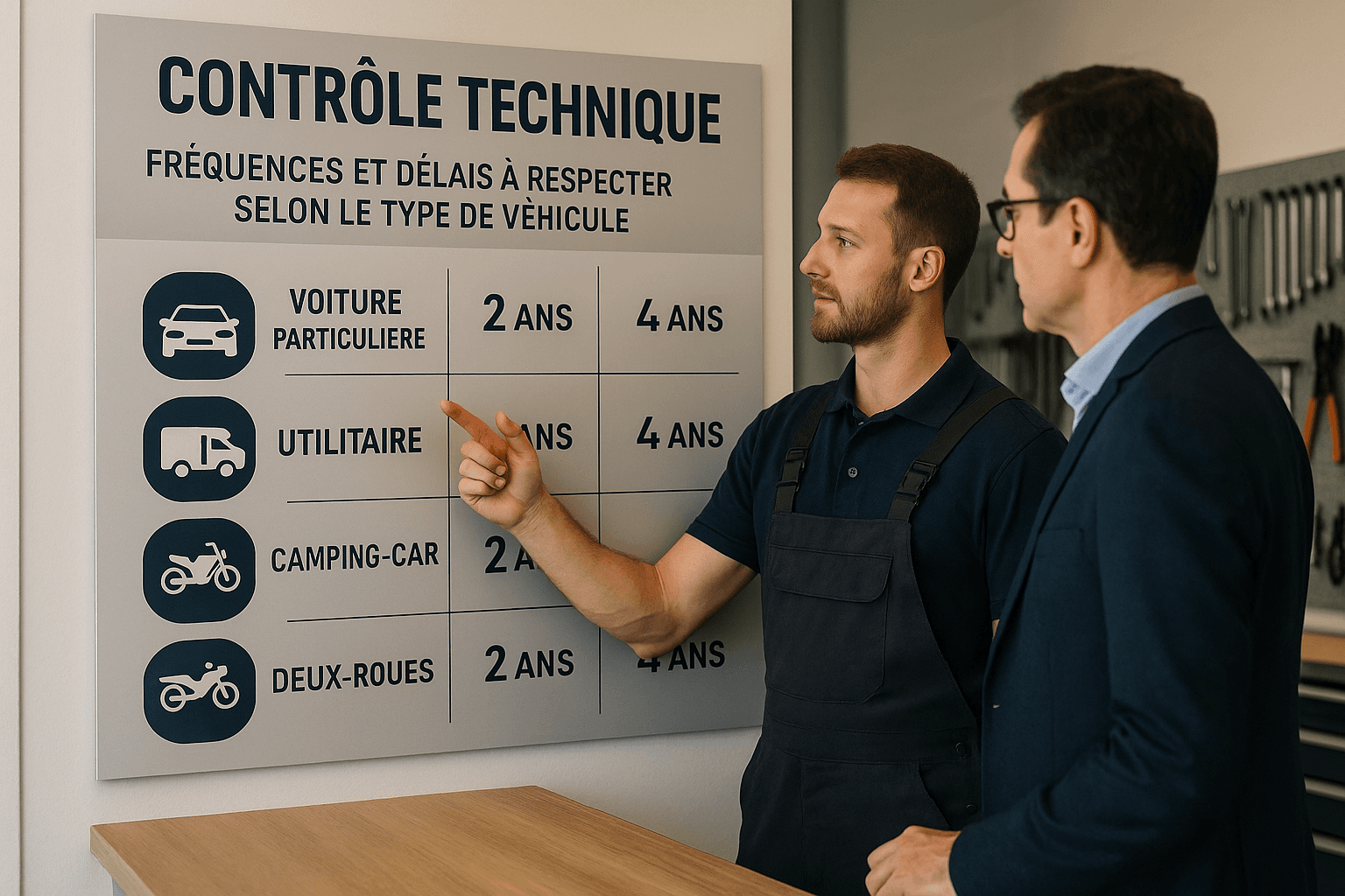 Contrôle technique : fréquence et délais à respecter selon le type de véhicule
